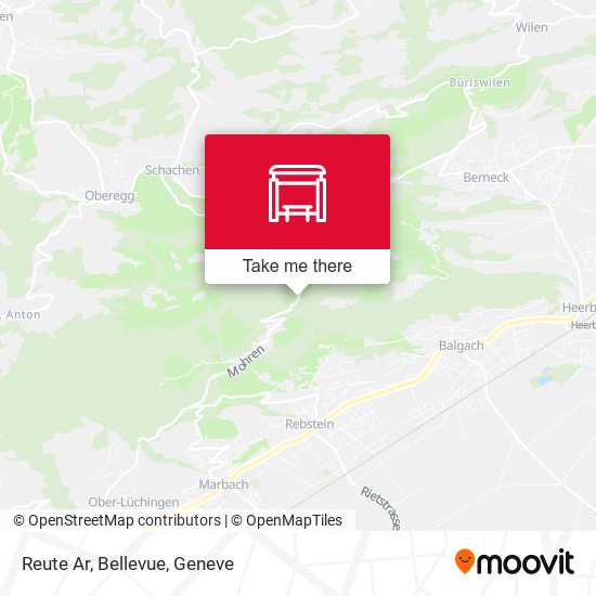 Reute Ar, Bellevue map