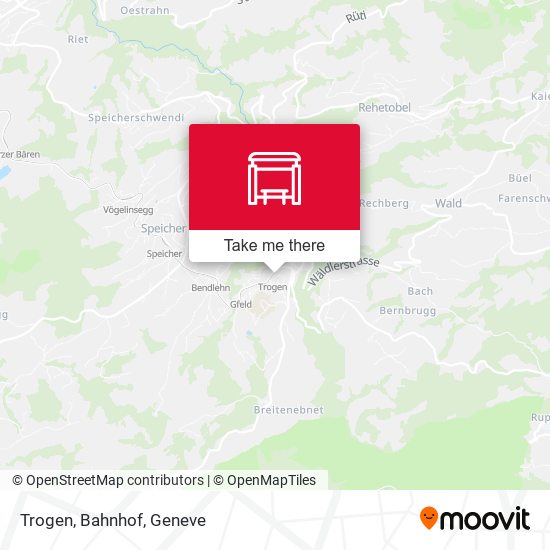 Trogen, Bahnhof map