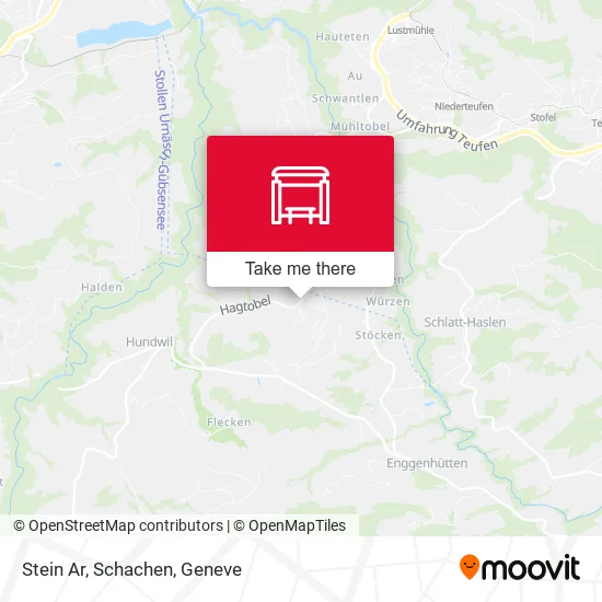 Stein Ar, Schachen map