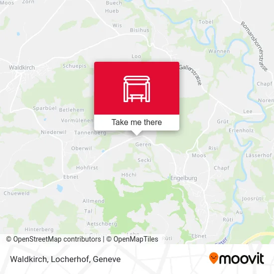 Waldkirch, Locherhof map