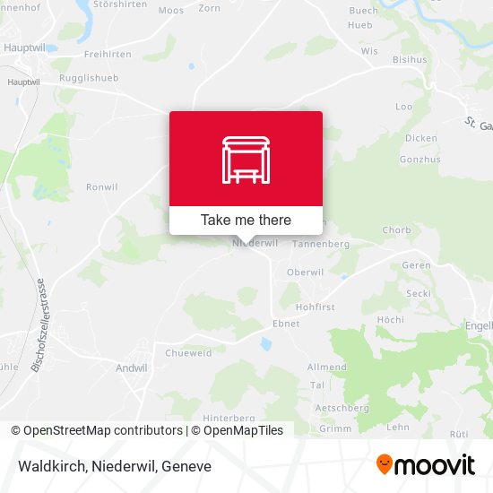 Waldkirch, Niederwil map