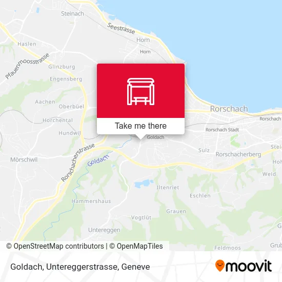 Goldach, Untereggerstrasse plan