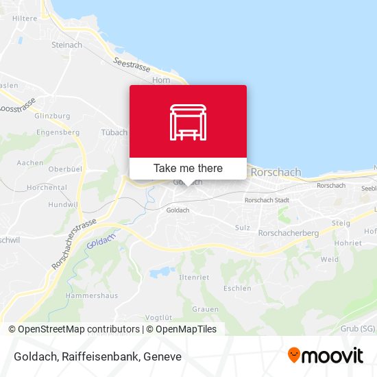 Goldach, Raiffeisenbank map