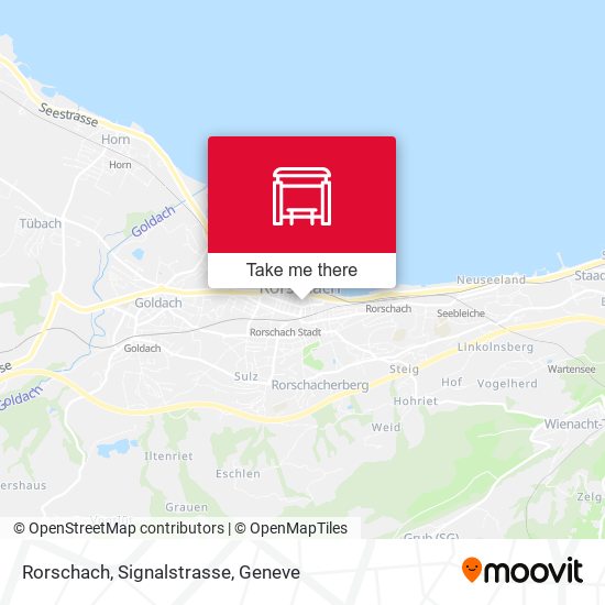 Rorschach, Signalstrasse map