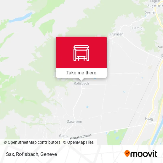 Sax, Rofisbach map