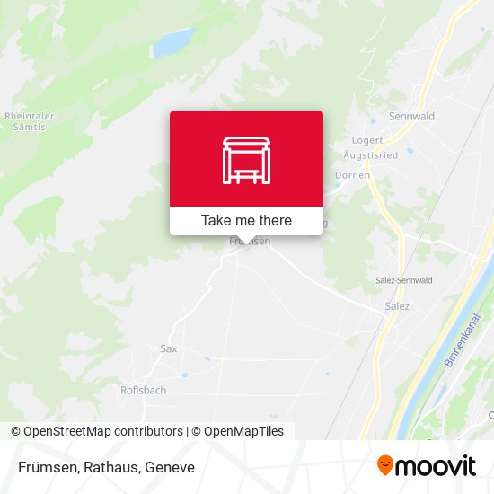 Frümsen, Rathaus map