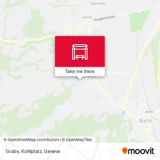 Grabs, Kohlplatz map
