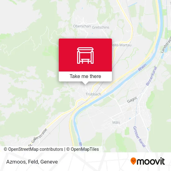 Azmoos, Feld map