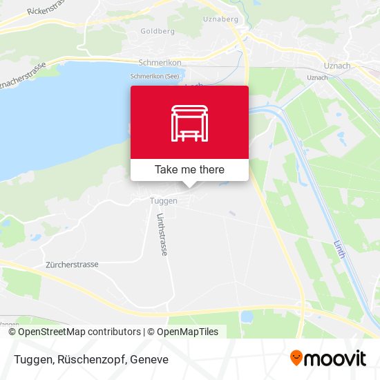 Tuggen, Rüschenzopf map