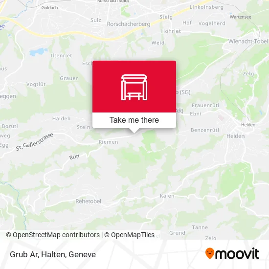 Grub Ar, Halten map