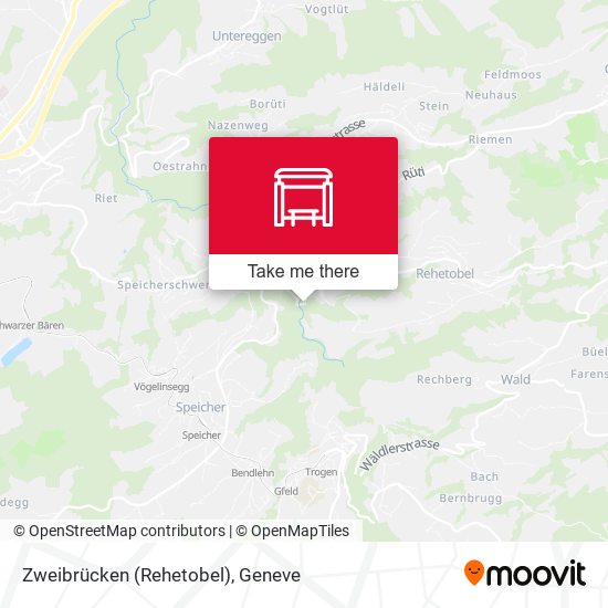 Zweibrücken (Rehetobel) map