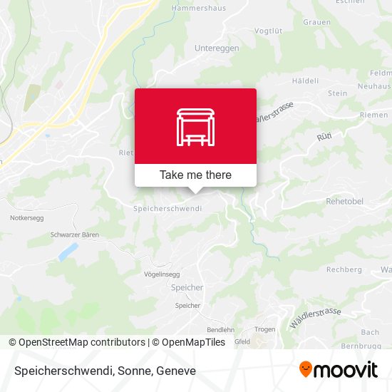 Speicherschwendi, Sonne map