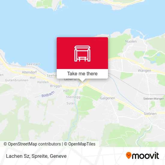 Lachen Sz, Spreite map