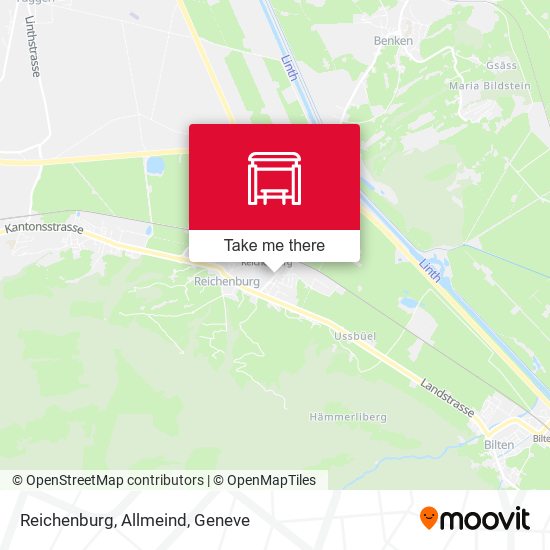 Reichenburg, Allmeind map