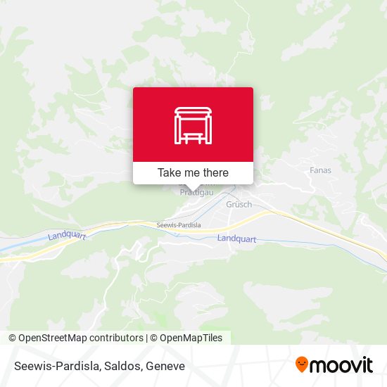 Seewis-Pardisla, Saldos map