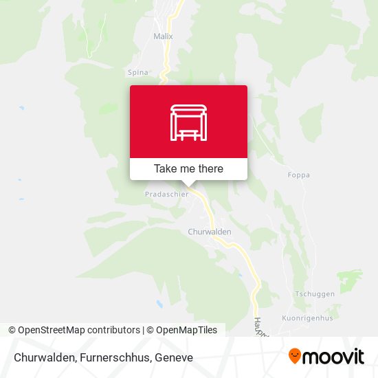 Churwalden, Furnerschhus map