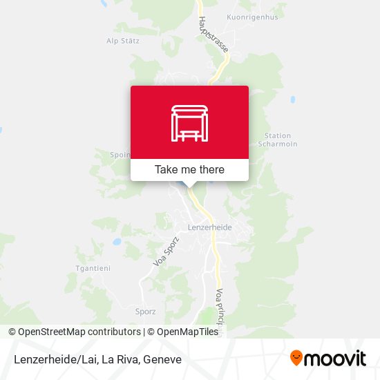 Lenzerheide/Lai, La Riva map