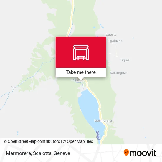 Marmorera, Scalotta map