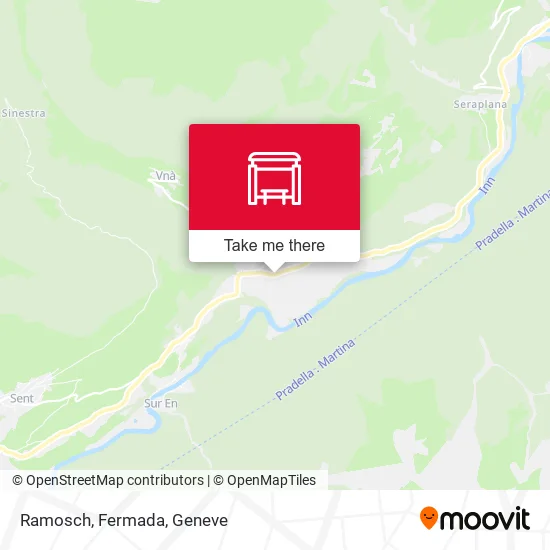 Ramosch, Fermada map