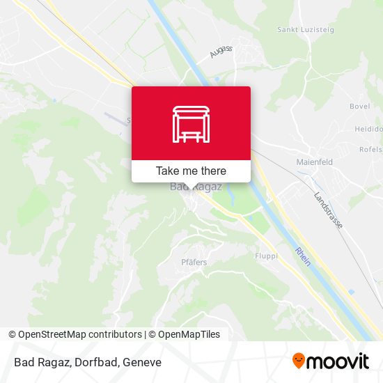 Bad Ragaz, Dorfbad map