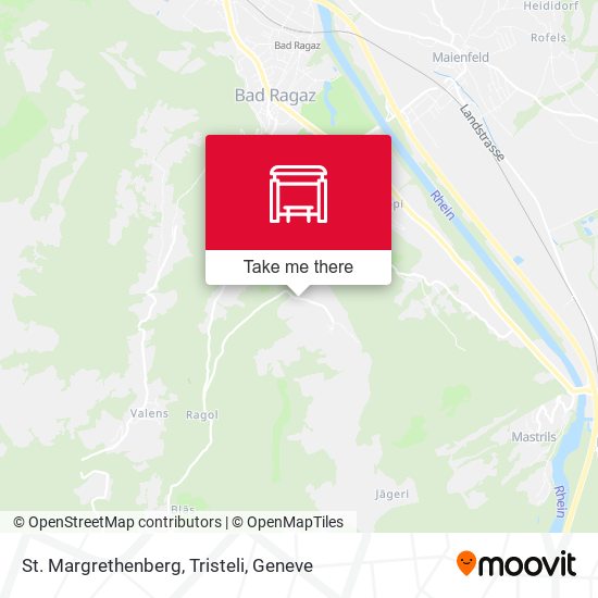 St. Margrethenberg, Tristeli map