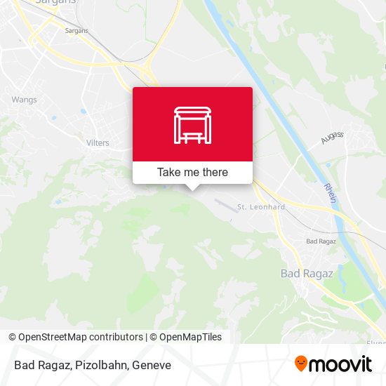 Bad Ragaz, Pizolbahn map