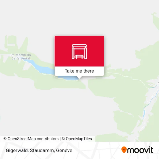 Gigerwald, Staudamm map
