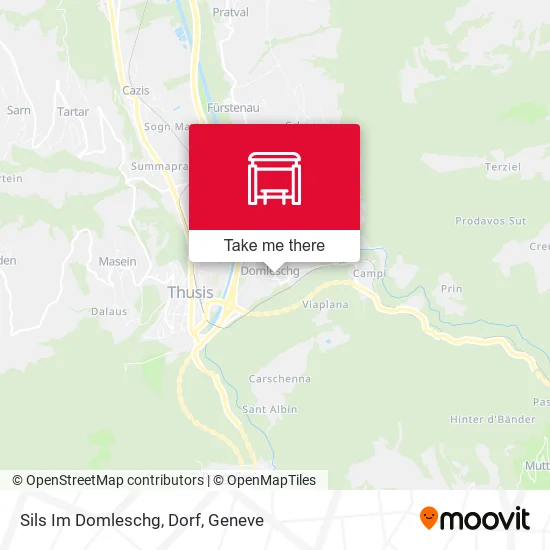 Sils Im Domleschg, Dorf map