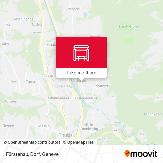 Fürstenau, Dorf plan
