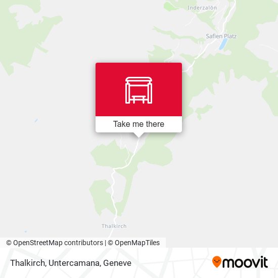 Thalkirch, Untercamana map