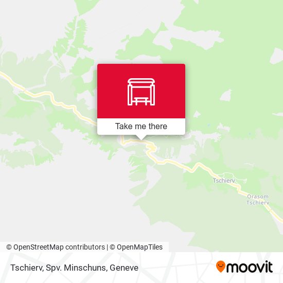 Tschierv, Spv. Minschuns map