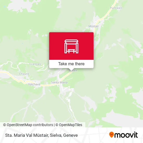 Sta. Maria Val Müstair, Sielva map