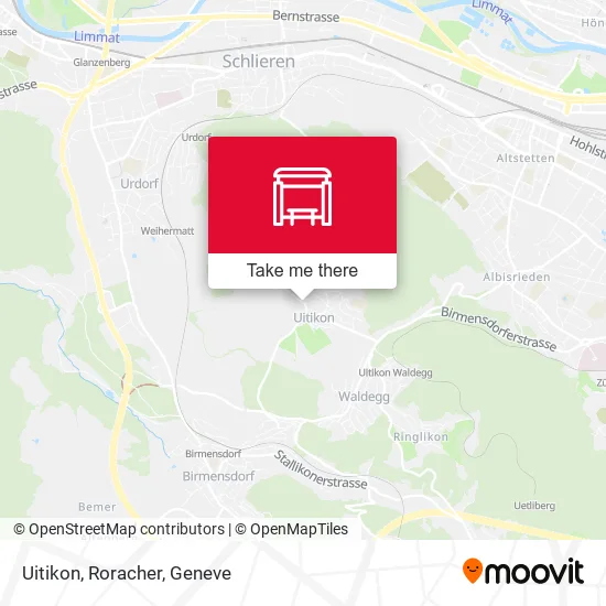 Uitikon, Roracher map