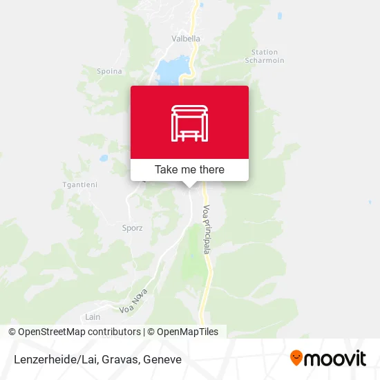 Lenzerheide/Lai, Gravas map