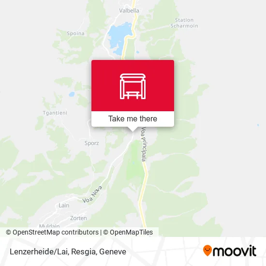 Lenzerheide/Lai, Resgia map
