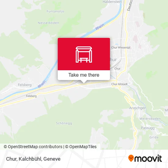 Chur, Kalchbühl map