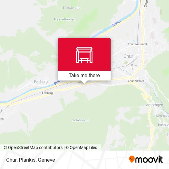 Chur, Plankis map