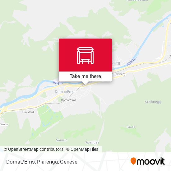 Domat/Ems, Plarenga map