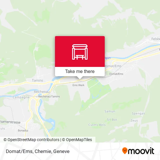 Domat/Ems, Chemie map