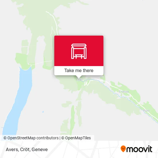 Avers, Cröt map