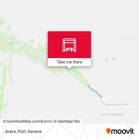 Avers, Pürt map
