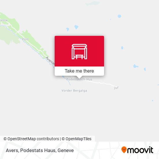 Avers, Podestats Haus map