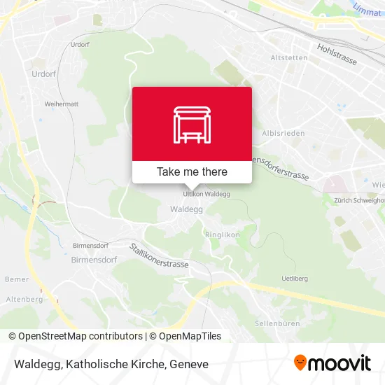 Waldegg, Katholische Kirche map