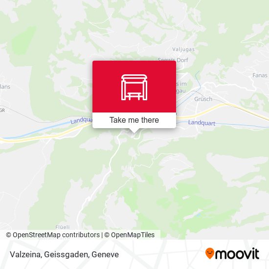 Valzeina, Geissgaden map