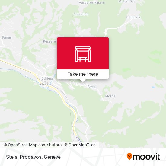 Stels, Prodavos map
