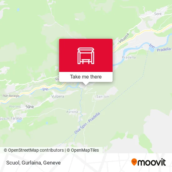Scuol, Gurlaina map