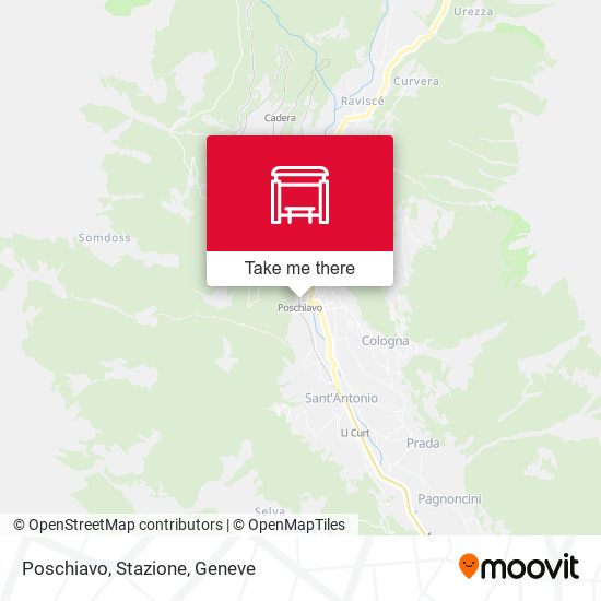 Poschiavo, Stazione plan