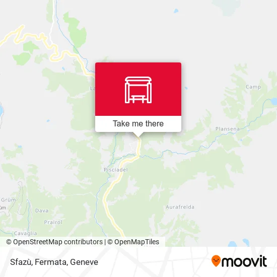 Sfazù, Fermata map