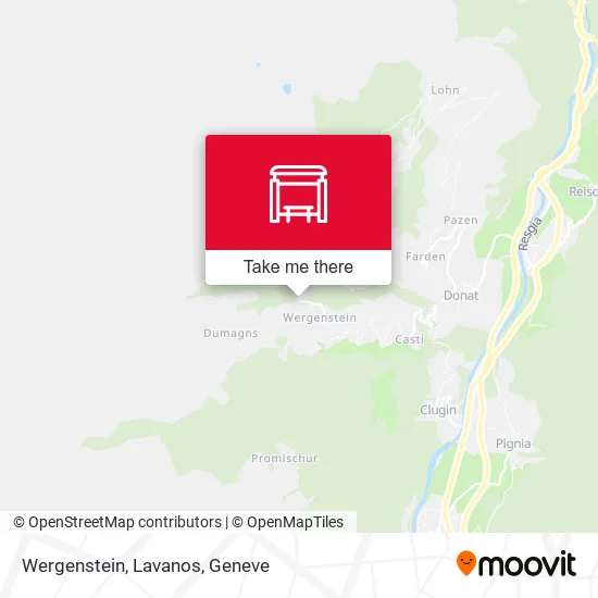 Wergenstein, Lavanos map