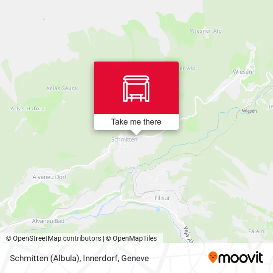 Schmitten (Albula), Innerdorf plan